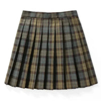 Damen Plissee Mini Rock | Schoolgirl Stil – Braun