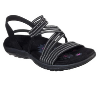 Damen sportliche Walkingsandalen | Trekking – Schwarz
