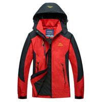 Hannah | Damen Steppjacke wasserdichte Outdoor-Kapuzenjacke leicht – Rot