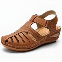 Damen stützende Walkingsandalen | Bequeme – Braun