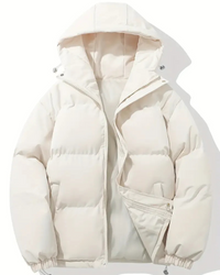 Damen trendige gefütterte Winterjacke | Warme – Beige