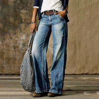 Damen Vintage-Denim-Jeans | Baggy – Hellblau