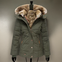 Damen wasserdichte Winterjacke | Ski – Grün