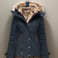 Damen wasserdichte Winterjacke | Ski – Dunkelblau