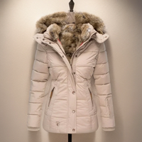 Damen wasserdichte Winterjacke | Ski – Hellrosa