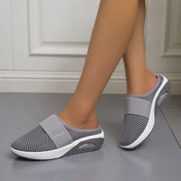 Damen Atmungsaktive Mesh Schuhe | Bequeme – Dunkel Grau