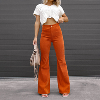 Alina | Bellbottoms Damen modisch & stilvoll geschnitten – Orange