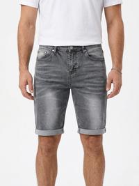 Zorvian - Hochwertige Stretch-Shorts – Hellgrau