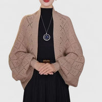 Mila | Modischer Cardigan für stilvolle Outfits – Khaki