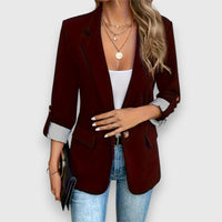 Elena | Moderner Damen-Blazer elegant & bequem – Bordeaux
