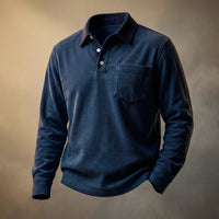 Orvion - Soft-Touch-Polohemd – Marine