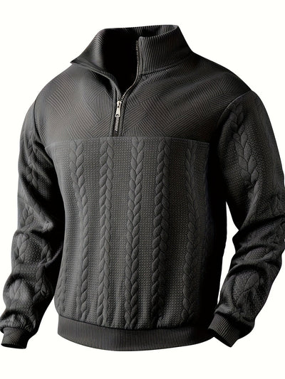 Percy - Vintage Reißverschluss-Pullover
