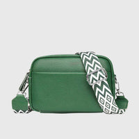 Amara | Leder Schultertasche – Grün