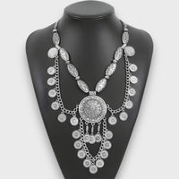 Selina – Vintage Boho Halskette – Silber