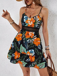 Arabella | Kleid mit Blumenmuster in A-Linie für Frauen – Gemischte Farbe