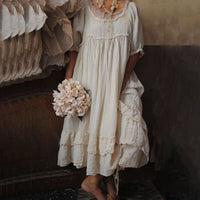 Thea Serenity Kleid - Mühelose Eleganz – Beige