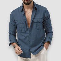 Dudley | Dress Shirt – Blau
