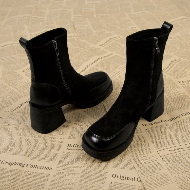 Mandy - Modebewusste Stiefeletten mit Absatz