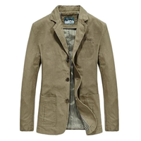 Dennis | Herren Leichte Freizeit Jacke – Khaki
