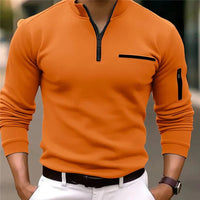 ROBIN - LANGARM-POLOSHIRT – Orange