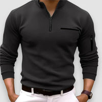 Hugo | Longarm Polo Shirt – Schwarz