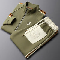 ARTHUR - SPORTJACKE UND ENG ANLIEGENDE HOSE – Grün