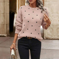 TANJA - OVERSIZE STRICKPULLOVER – Rosa