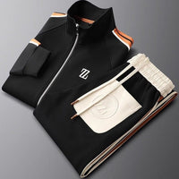 ARTHUR - SPORTJACKE UND ENG ANLIEGENDE HOSE – Schwarz