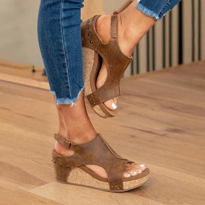 Lila - Orthopädische Ledersandalen