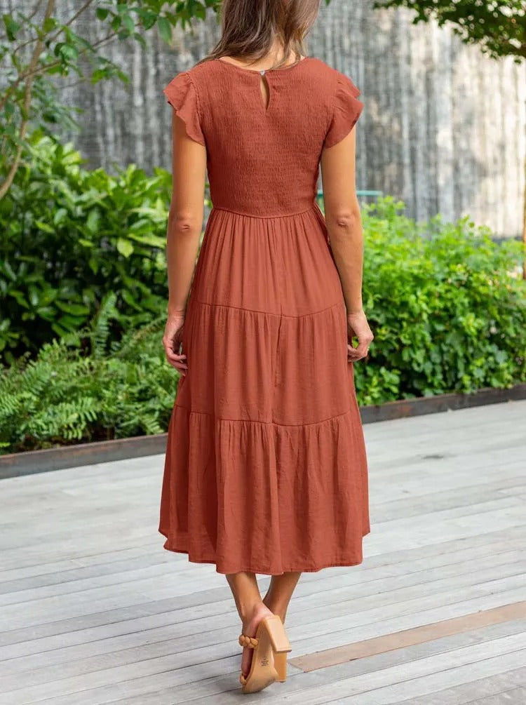 Amelia | Elegantes Kleid mit Bauchbedeckung