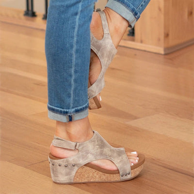 Lila - Orthopädische Ledersandalen