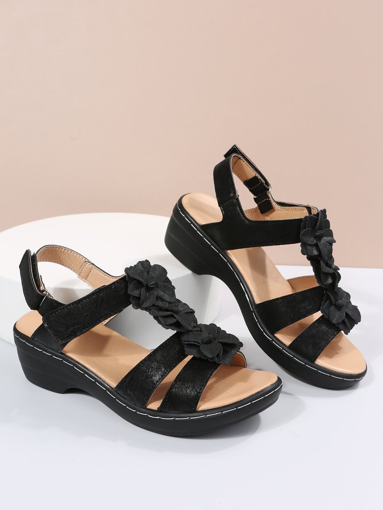 RetroBloom - Orthopädische Sommersandalen