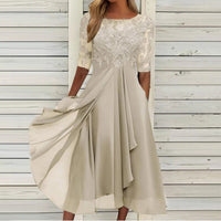 Margherita | Elegantes Spitzenkleid – Weiß