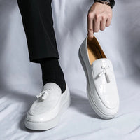 Herren Vintage Leicht Loafer | Slip-On – Weiß