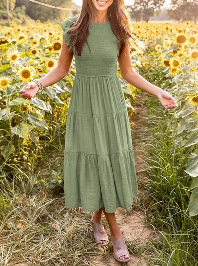 Amelia | Elegantes Kleid mit Bauchbedeckung