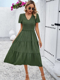 Nadezhda | Damen Herbstkleid – Oliv
