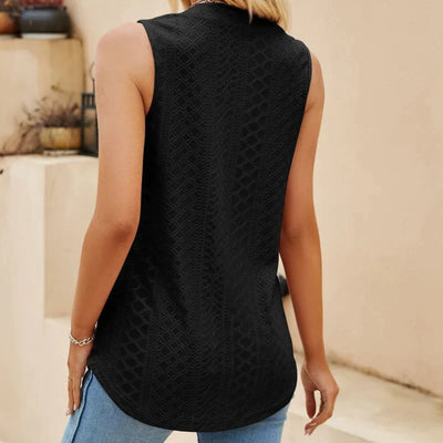 Milwa | Stilvolle Designer-Bluse mit V-Ausschnitt