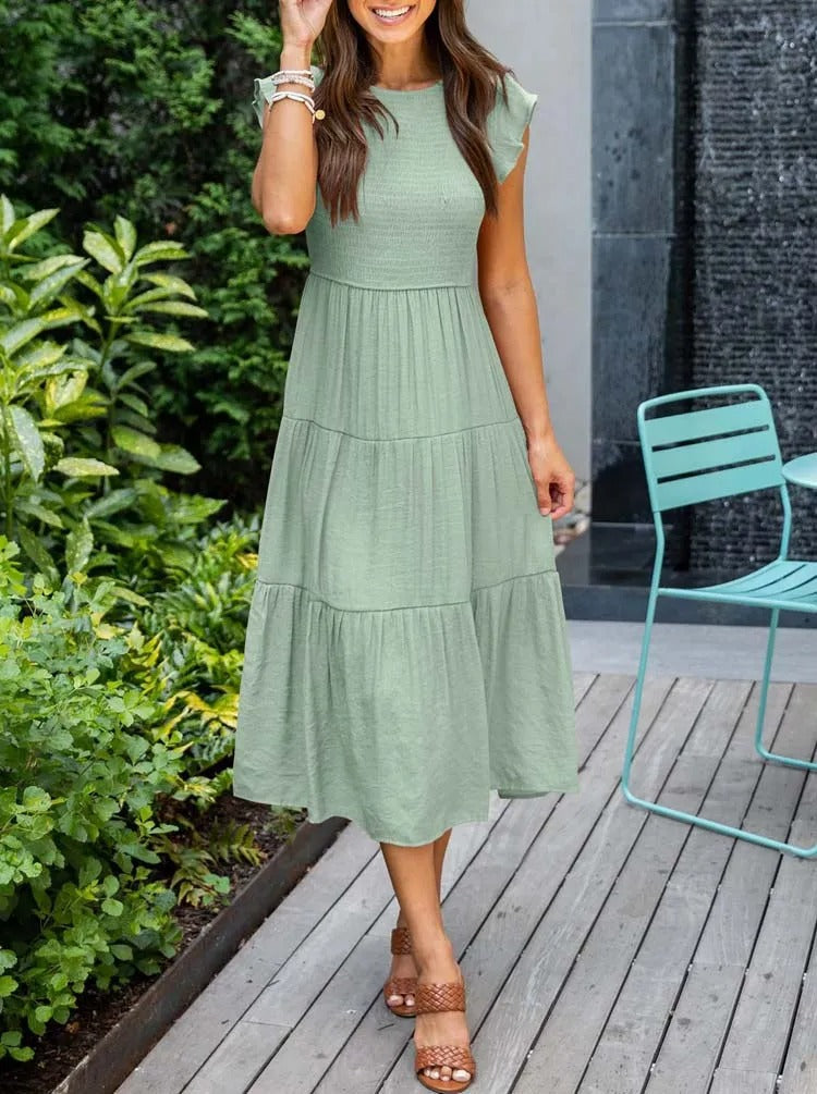 Amelia | Elegantes Kleid mit Bauchbedeckung