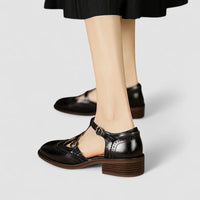 Irina® | Orthopädische Mary Jane Schuhe – Schwarz