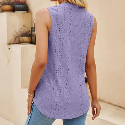 Milwa | Stilvolle Designer-Bluse mit V-Ausschnitt