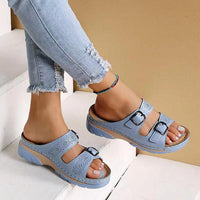 Orthopädische Sommerschuhe Damen – Hellblau
