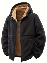 Rickelton – Winterjacke Mit Kapuze Und Fronttasche – Schwarz
