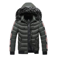 Bergjacke mit Pelzkapuze - ROMMEL – Grün