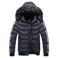 Bergjacke mit Pelzkapuze - ROMMEL – Grau
