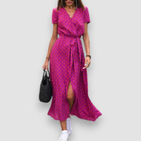 Louis | Geblümtes Kleid – Lila