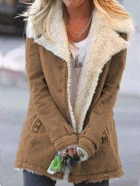 Lasina | Thermojacke für Frauen – Perfekter Schutz vor Kälte – Khaki