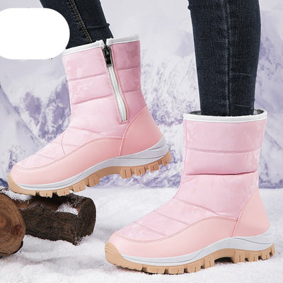 Avelinne | Elegante Damenstiefel mit femininem Flair und seitlichem Reißverschluss