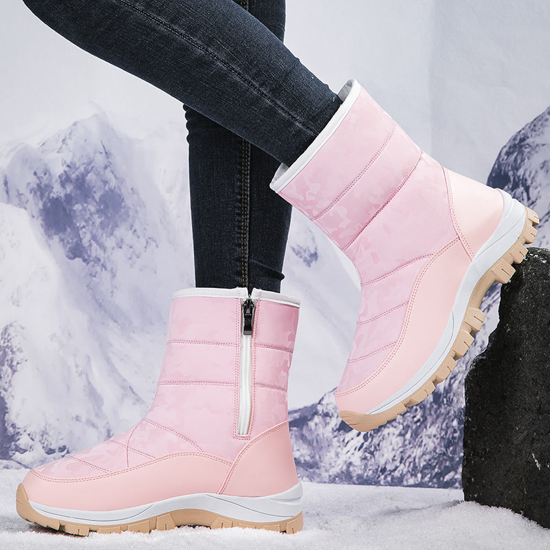 Avelinne | Elegante Damenstiefel mit femininem Flair und seitlichem Reißverschluss