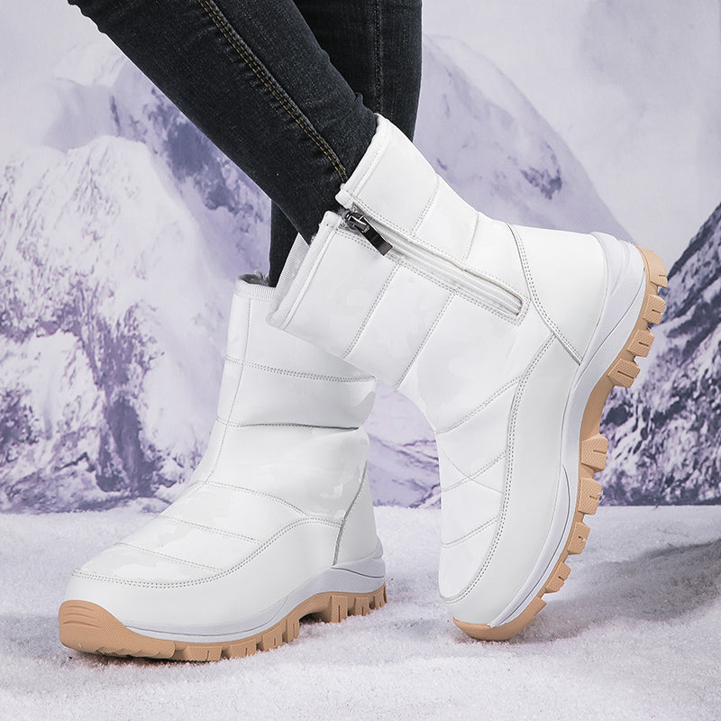 Avelinne | Elegante Damenstiefel mit femininem Flair und seitlichem Reißverschluss
