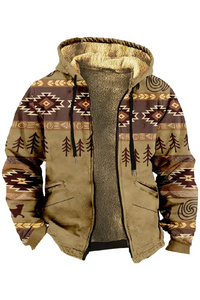 Kozina | Warme Samtjacke mit Kapuze – Stil 6